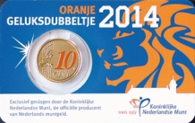 images/productimages/small/2014 Oranje Geluksdubbeltje.jpg